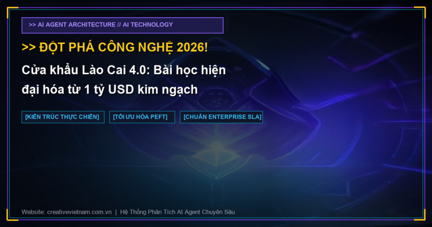 Cửa khẩu Lào Cai 4.0: Bài học hiện đại hóa từ 1 tỷ USD kim ngạch