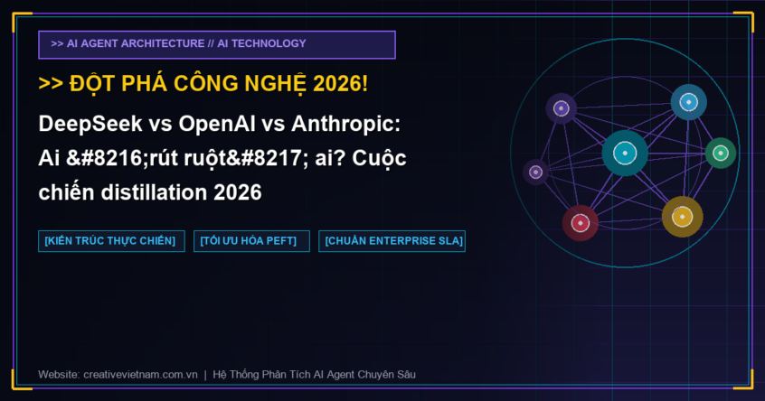 DeepSeek vs OpenAI vs Anthropic: Ai ‘rút ruột’ ai? Cuộc chiến distillation 2026