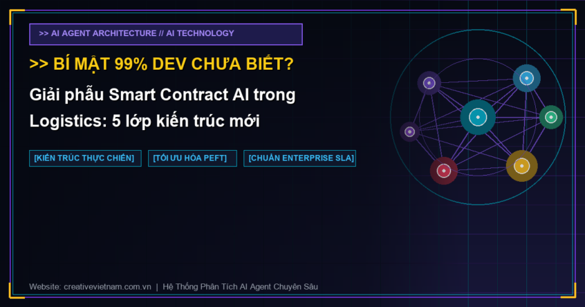 Giải phẫu Smart Contract AI trong Logistics: 5 lớp kiến trúc mới