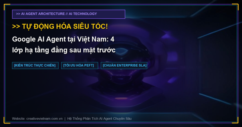 Google AI Agent tại Việt Nam: 4 lớp hạ tầng đằng sau mặt trước