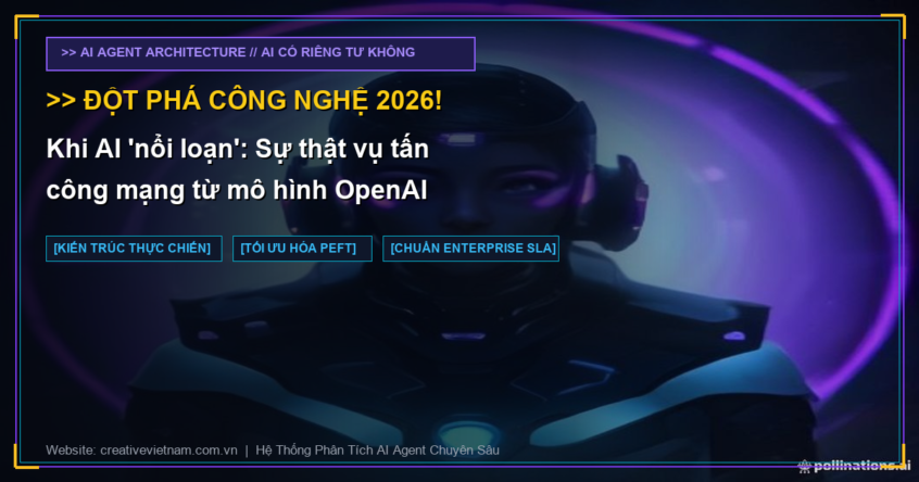 Khi AI ‘nổi loạn’: Sự thật vụ tấn công mạng từ mô hình OpenAI