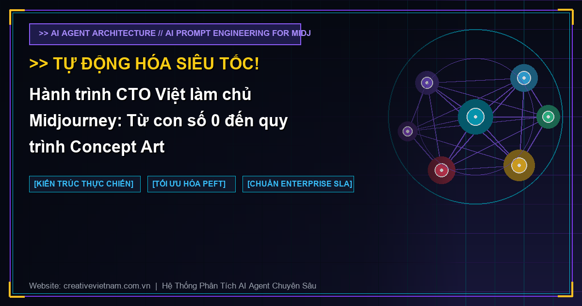 Hành trình CTO Việt làm chủ Midjourney: Từ con số 0 đến quy trình Concept Art Hành trình CTO Việt làm chủ Midjourney: Từ con số 0 đến quy trình Concept Art