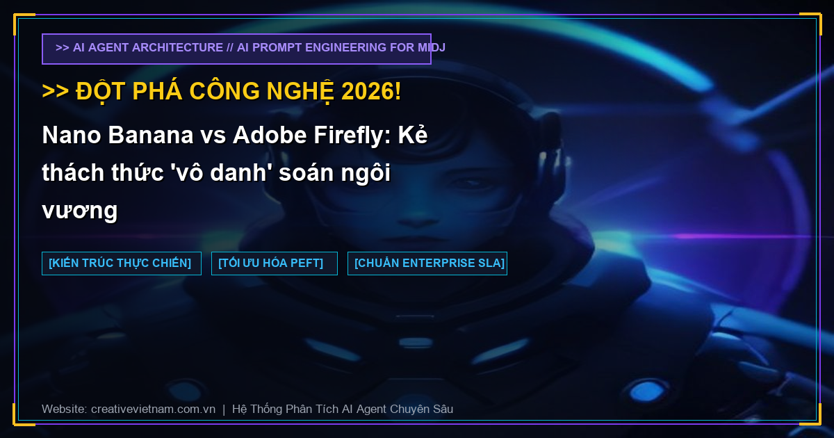 Nano Banana vs Adobe Firefly: Kẻ thách thức 'vô danh' soán ngôi vương