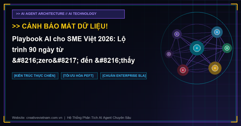 Playbook AI cho SME Việt 2026: Lộ trình 90 ngày từ ‘zero’ đến ‘thấy ROI’