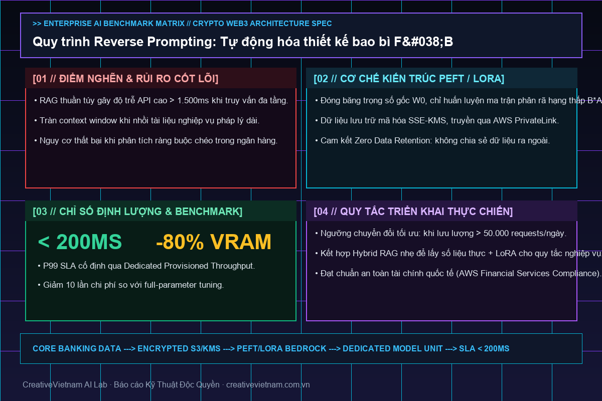 Quy trình Reverse Prompting: Tự động hóa thiết kế bao bì F&B - Infographic & Key Takeaways