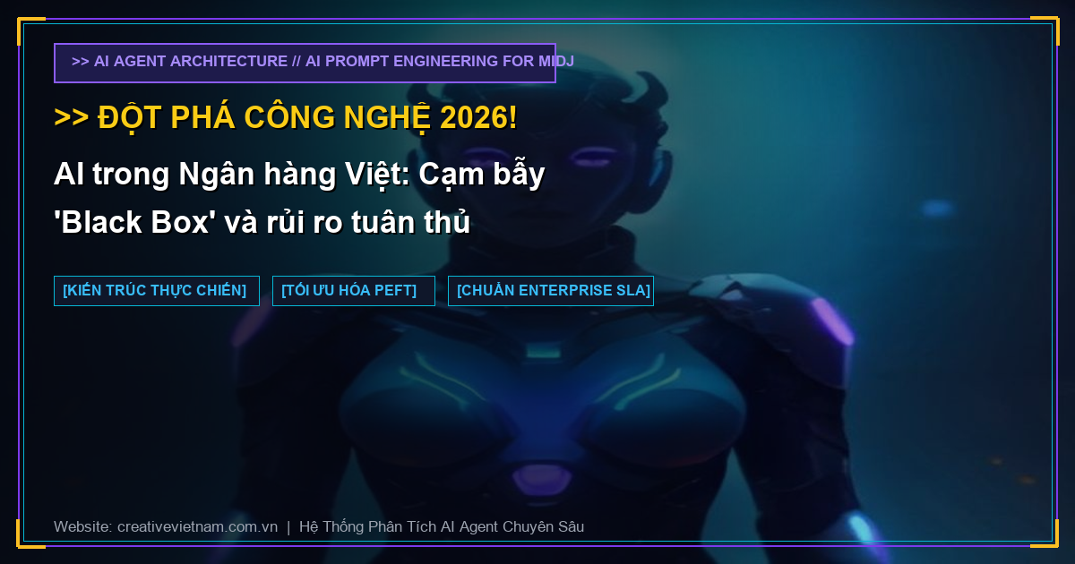 AI trong Ngân hàng Việt: Cạm bẫy 'Black Box' và rủi ro tuân thủ