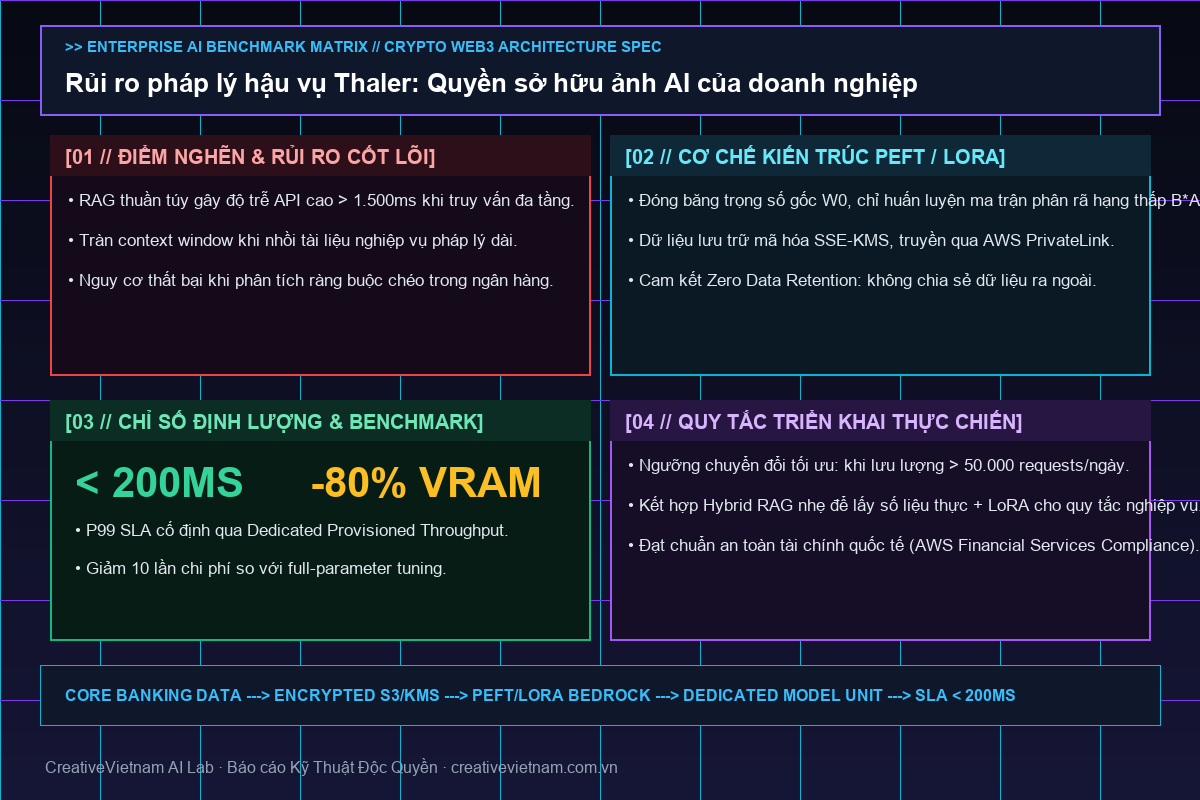 Rủi ro pháp lý hậu vụ Thaler: Quyền sở hữu ảnh AI của doanh nghiệp - Infographic & Key Takeaways
