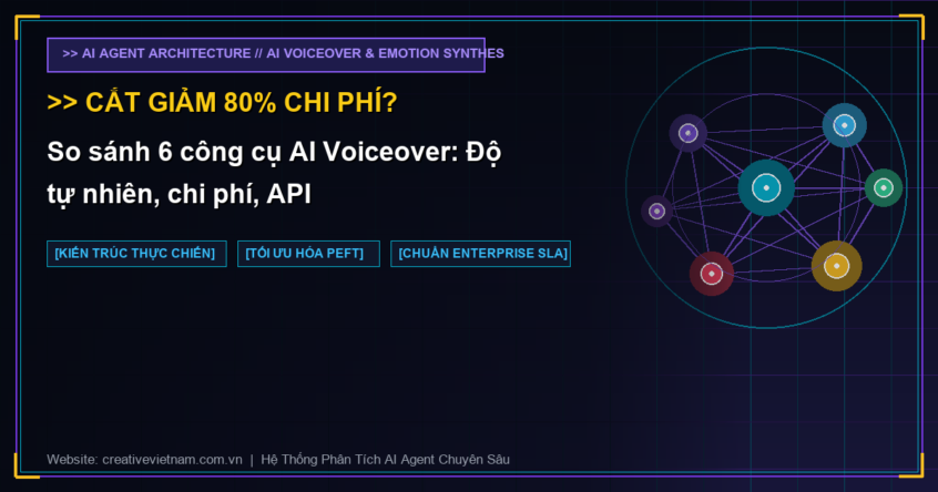 So sánh 6 công cụ AI Voiceover: Độ tự nhiên, chi phí, API