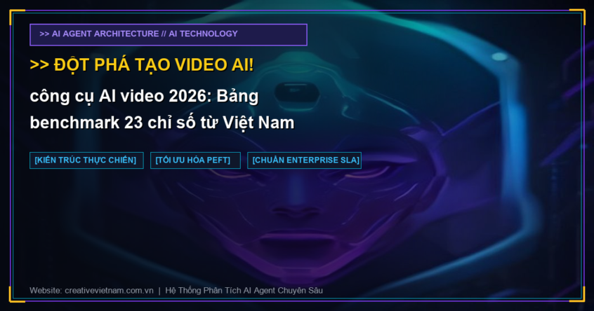 9 công cụ AI video 2026: Bảng benchmark 23 chỉ số từ Việt Nam