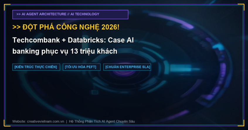 Techcombank + Databricks: Case AI banking phục vụ 13 triệu khách