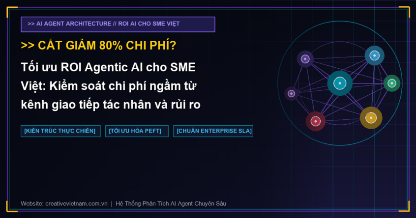 Tối ưu ROI Agentic AI cho SME Việt: Kiểm soát chi phí ngầm từ kênh giao tiếp tác nhân và rủi ro mô hình phái sinh