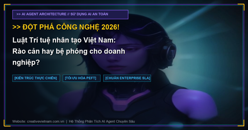 Luật Trí tuệ nhân tạo Việt Nam: Rào cản hay bệ phóng cho doanh nghiệp?