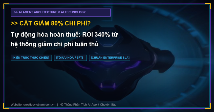 Tự động hóa hoàn thuế: ROI 340% từ hệ thống giảm chi phí tuân thủ
