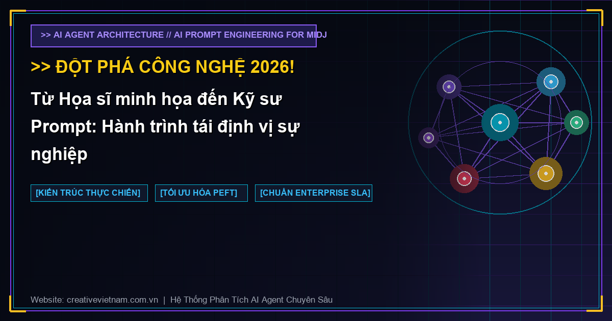 Từ Họa sĩ minh họa đến Kỹ sư Prompt: Hành trình tái định vị sự nghiệp Từ Họa sĩ minh họa đến Kỹ sư Prompt: Hành trình tái định vị sự nghiệp