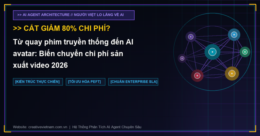 Từ quay phim truyền thống đến AI avatar: Biến chuyển chi phí sản xuất video 2026